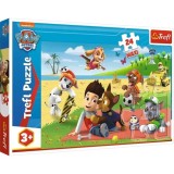PUZZLE TREFL 24 MAXI PATRULA CATELUSILOR DISCTRACTIA LA PLAJA