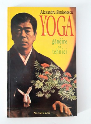 Alexandru Simionescu Yoga gandire si tehnici foto