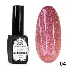 Oja semipermanenta Stardust, reflectorizant, Global Fashion, 8ml, 04 foto