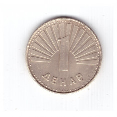 Moneda Macedonia 1 denar/dinar 1993, stare foarte buna, curata