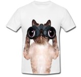 Tricou &quot; Pisica binoclu &quot;