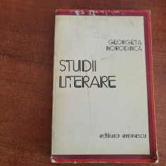 Studii literare de Georgeta Horodinca