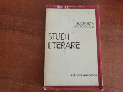 Studii literare de Georgeta Horodinca foto