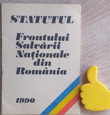 Statutul Frontului Salvarii Nationale foto