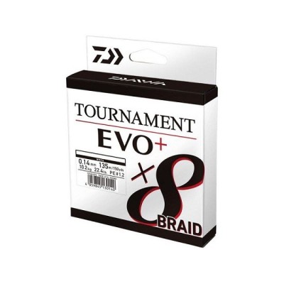Fir Textil Daiwa Tournament 8xBraid EVO+ Alb 0.14mm 135m 10.2kg foto