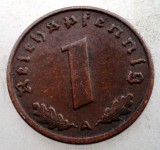 2.405 GERMANIA 1 REICHSPFENNIG 1937 A, Europa, Bronz