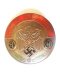 Cumpara ieftin Replica/copie? Germania nazista insigna mare din bronz SA-SS(organizatii paramilitare naziste):Gott Mit Uns,diametrul:44 mm,greutate:34,80 grame