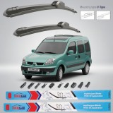 Cumpara ieftin Ștergătoare Renault Kangoo I Facelift (2003&ndash;2008) TeamCar&reg; &ndash; Set față | Flat