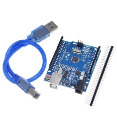 Placa dezvoltare Arduino UNO R3 MEGA328P CH340G + cablu USB (a.975) foto