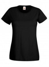 Tricou FRUIT OF THE LOOM Lady Fit Black foto