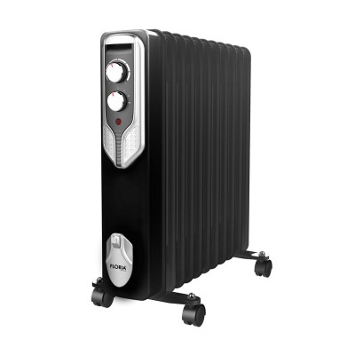 Calorifer cu ulei Floria, 11 elementi, 2500 W, termostat reglabil foto