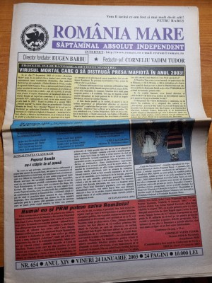 romania mare 24 ianuarie 2003-corneliu vadim tudor foto