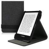 Husa pentru PocketBook Touch Lux 4 / Basic Lux 2 / Touch HD 3, Piele ecologica, Negru, 47288.01, Kwmobile