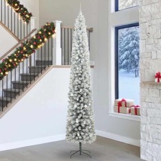 vidaXL Brad de Crăciun artificial Verde 300 cm PVC și oțel și plastic 3395067