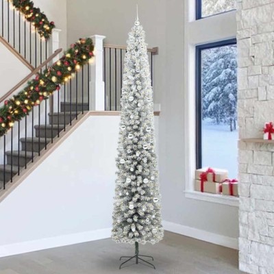 vidaXL Brad de Crăciun artificial Verde 300 cm PVC și oțel și plastic 3395067 foto