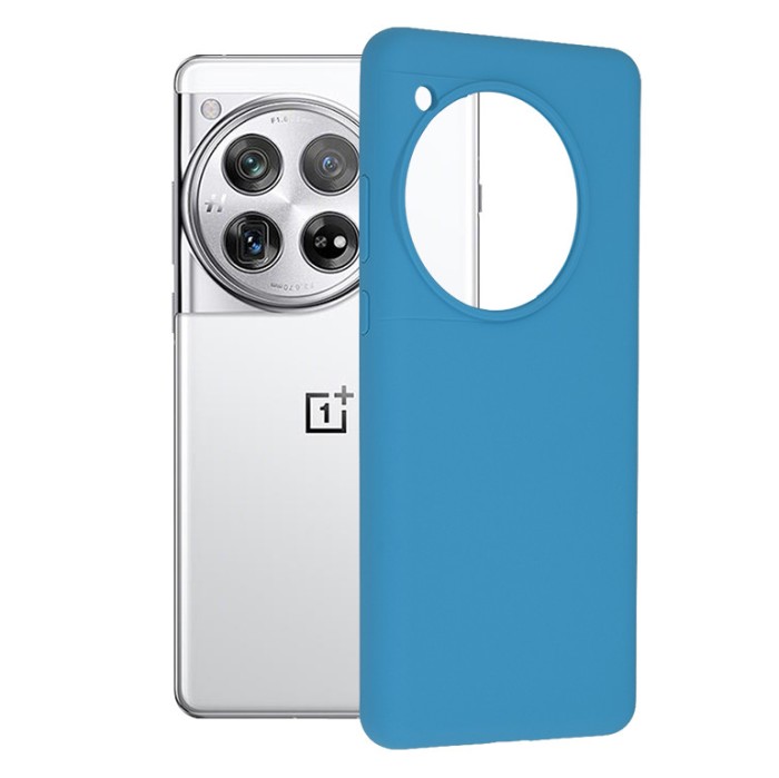 Husa OnePlus 12 Techsuit Soft Edge Silicone, albastru