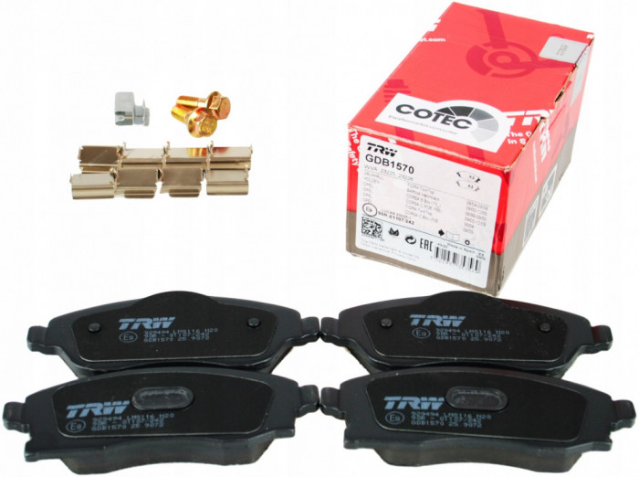 Set Placute Frana Fata Trw Opel Corsa C 2000-2009 GDB1570