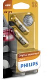 Set 2 Becuri 12V H6w Bax9s (Blister) Vision Philips 508374 12036B2