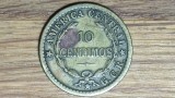 Costa Rica -moneda colectie f greu de gasit- 10 centimos 1922 GCR - pt cunoscatori