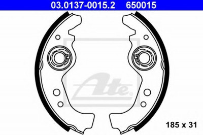 Set saboti frana FIAT STRADA II (138A) (1982 - 1988) ATE 03.0137-0015.2 foto