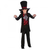 Costum Vampire Lord pentru baieti 120 cm 5-7 ani