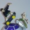 Figurine 3-4 cm skateboard hot wheels Mc Donalds magnetice roti mobile C12