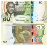 Belize 10 Dollars 2025 P-75 UNC