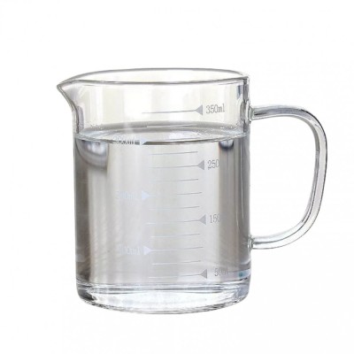 Cana Gradata din sticla borosilicata, 350 ml foto