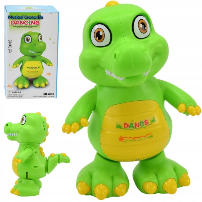JUCĂRIE INTERACTIVĂ CROCODIL DANSATOR CU LUMINI