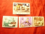 Set 3+1 Timbre Dubai 1969-1970 Cosmos si Transport (UNICEF) stampilate, Stampilat
