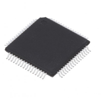 Circuit integrat, microcontroler ARM, I2C x6, I2S, LIN x6, SPI x6, SWD, UART x6, USB device, USB Host, TQFP64, MICROCHIP (ATMEL) - ATSAMD21J18A-AU foto