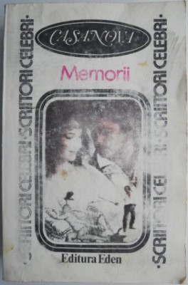 Memorii &amp;ndash; Casanova (coperta putin uzata) foto