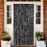 VidaXL Perdea pentru insecte, antracit, 118 x 220 cm, Chenille