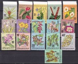 Guyana 1971/73 flori orhidee MI 395-409/442 MNH