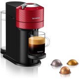 Espressor Nespresso by Krups Vertuo Next XN910510, 1500W, 19 Bar, Centrifusion&trade;, Conectare la telefon, 1.1L, Rosu + set capsule degustare