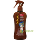 Ulei Tip Spray Protectie Solara SPF15 Accelerator Bronzare Monoi Tahiti 300ml