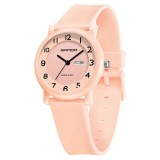 Ceas Copii Sanda 3225 Rose , Design Fashion, Analog, Afisaj Data, Rezistent la Apa 3ATM