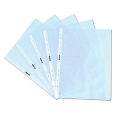 Set 100 Folii Protectie Documente A4, Margine Multiperforata pentru Arhivare, Set Folii Protectoare, Folii Protectie A4, Folie Protectie pentru Indosa foto