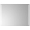 Oglinda de baie cu LED, 60x80 cm