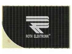 Placă universală singură faţă ROTH ELEKTRONIK W: 100mm L: 160mm