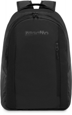 Rucsac urban, Zagatto&amp;reg;, Compatibil laptop, Nylon/Poliester, 48x32x17 cm, Negru foto