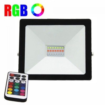 Proiector LED 20W RGB 16 culori IP 65 telecomanda inclusa foto