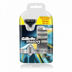 Aparat de ras Gillette Mach3 4S, 3 lame foto