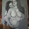 tablou deosebit nud