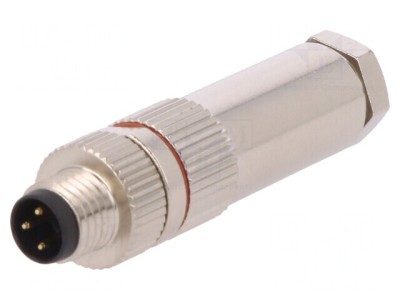 Conector M8 Tată 3 Pin Cablu 3A IP67 60V foto