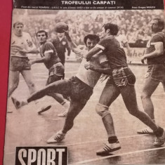 Revista SPORT nr. 23/decembrie 1973(Sportul Bucuresti,handbal,fotbal)