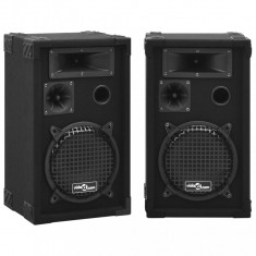 Boxe Hifi pasive de scena profesionale, 2 buc., negru, 800 W GartenMobel Dekor