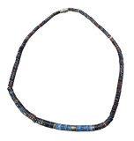 COLIER VINTAGE HEISHI, LUCRAT MANUAL CU SCOICI, CORAL SI ALAMA