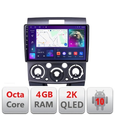 Navigatie Ford Ranger Mazda BT50 2007-2012 C-RANGER Android Octa Core Ecran 2K QLED GPS 4G 4+32GB 360 KIT-ranger+EDT-E409-2K v1 CarStore Technology foto