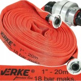 Furtun tip pompieri panzat 1" 20m, 18 bari, Verke